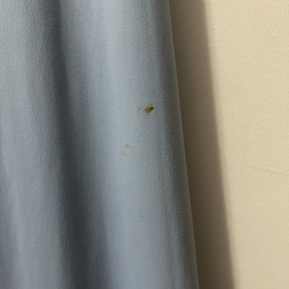 Ellie Wilde Light Blue Beaded Prom Dress - Picture 8 of 9